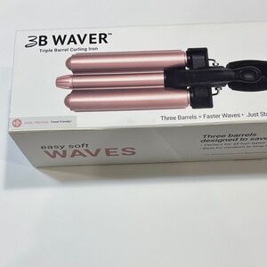 The Beachwaver Co. Pink Triple Barrel Curling Iron